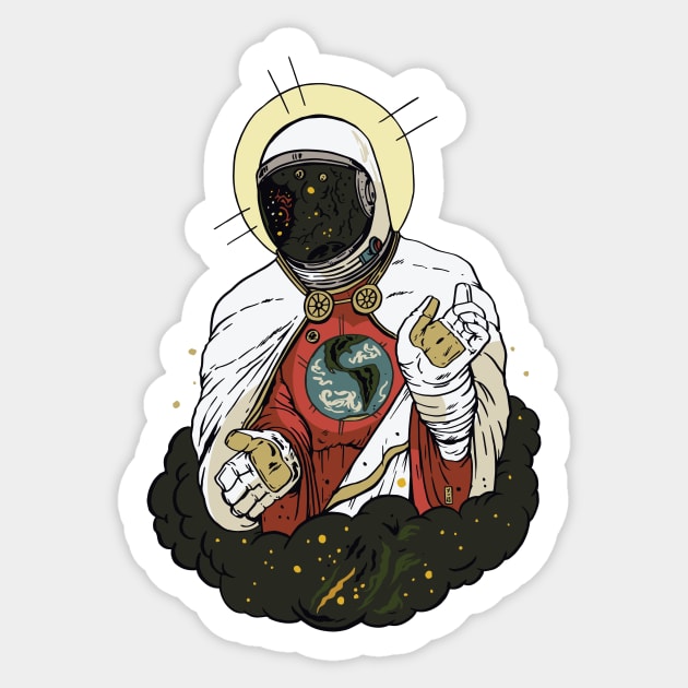 Sacred Earth Sticker by Thomcat23